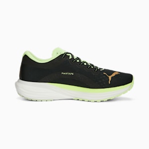 Souliers de course à pied Deviate NITRO 2 Run 75 Homme, PUMA Black-Fast Yellow-Light Mint